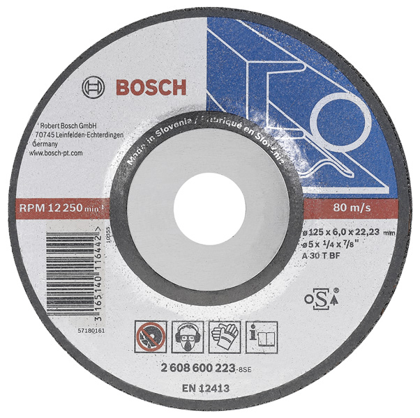 Круг обдирочный/зачистной по мет. Bosch 230х6х22.2мм